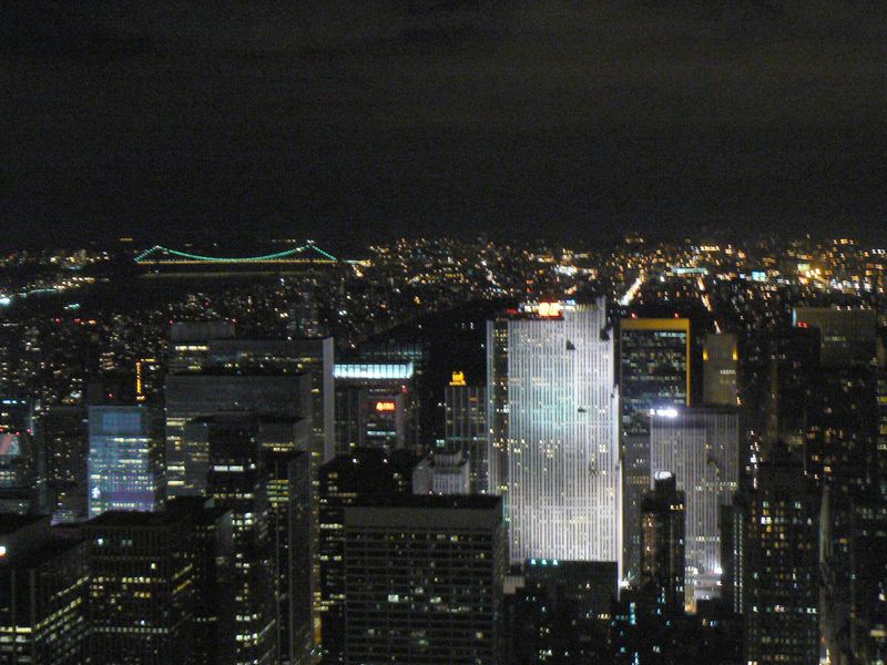 Vu de l Empire State Building: GE  vu de l Empire State Bulding